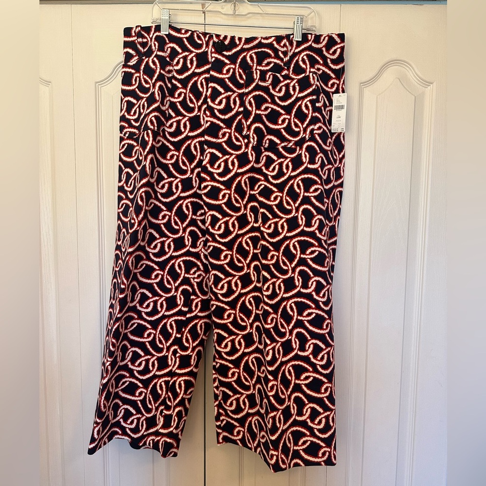 Anthropologie Colette Ponte Cropped Wide-Leg Pants by Maeve